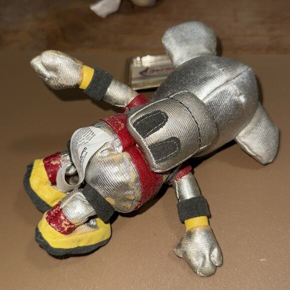 Vintage The Disney Store spaceman Mickey and spaceman Minnie bean bags flawed - Picture 4 of 10